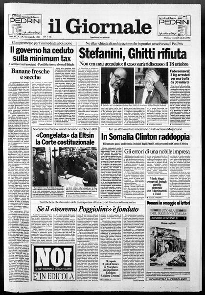 Il giornale : quotidiano del mattino